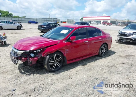 2017 Honda Accord Sport from USA, damaged, VIN 1HGCR2F59HA293017